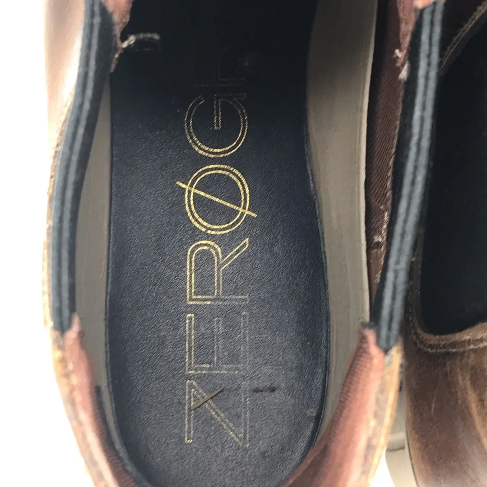 Cole Haan Zero Grand Men's 13 Waterproof Brown Leather Chelsea Boots C30164